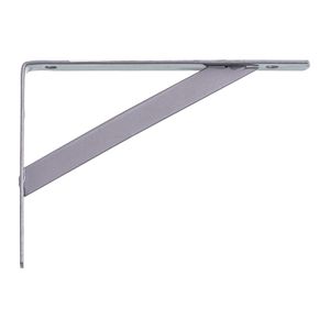 Suporte Prateleira Simples Mão Francesa 15cm Prata Bemfixa
