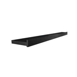 Prateleira Porta Quadros Leve Preto 1.5x9x60cm Prat-K