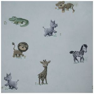 Papel De Parede Vinil Kids Animais Verde 0.50x10mt Sugestões