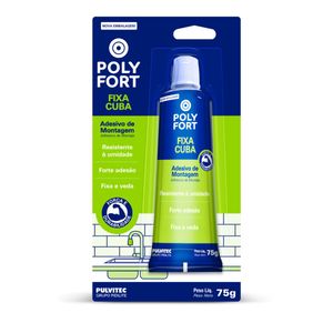 Adesivo Fixa Cuba Polyfort 75g Pulvitec