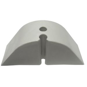 Calco Para Telha Ondulada 2 Furos Grande Branco 1 Unidade Fixtil