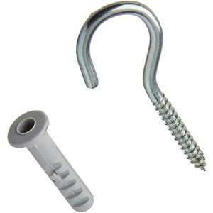 Gancho Para Bloco Oco E Tijolo Baiano 8mm 2 Unidades Fixtil