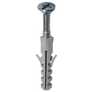 Parafuso Madeira Com Bucha 6.1x065 10mm Pmb/11 3 Unidades Fixtil