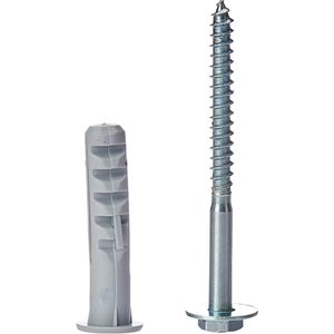 Parafuso Sextavado Com Bucha Anel 1/4"X70mm 10 Unidades Fixtil