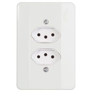 Conjunto Milleniun 2 Tomadas 2p+T 10a/250v Mec- Tronic