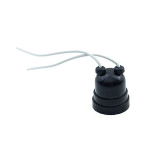 Soquete De Baquelite Com Rabicho 4a/250v Preto Mec-Tronic