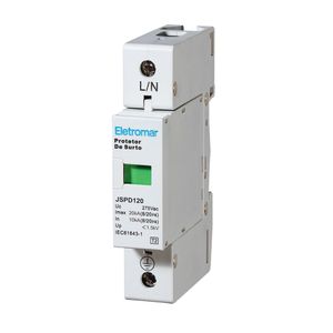 Supressor De Surto Monopolar 20 Ka Jspd120 Eletromar