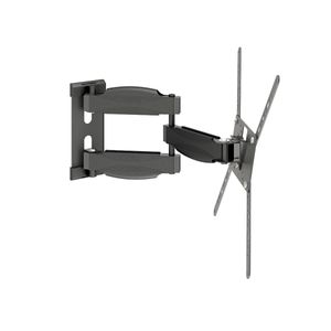 Suporte Tv Triarticulado Com Inclinação 14" A 56" Preto Multivisão