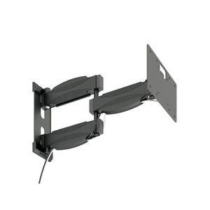 Suporte Tv Triarticulado Com Inclinação 14" A 56" Preto Multivisão