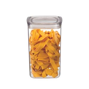 Pote Hermético Quadrado Com Tampa Transparente 2.3l Arthi