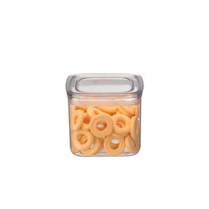 Pote Hermético Quadrado Com Tampa Transparente 1.1l Arthi