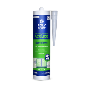 Adesivo Selante Acrílico Polyfort Incolor 280g Pulvitec