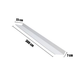 Rufo Externo Branco 28x3m Calha Forte
