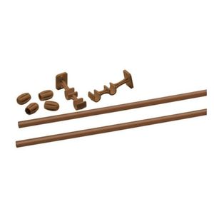 Varão Duplo Marrom 3/4 Com 3.5 Metros Utimil