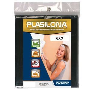 Lona Preta 6x7 Plasitap