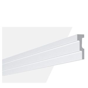 Rodateto Poliestireno Decoflair D12 2 Peças De 2 Metros