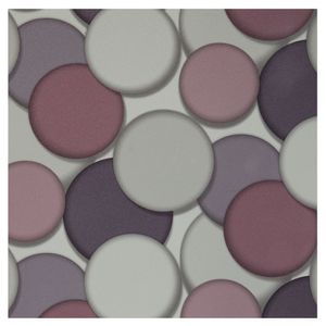 Papel De Parede Vinil Bolas Rochas/Lilas 0.50x10mt Sugestões