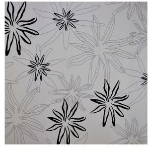 Papel De Parede Vinil Flores Preta Sugestões