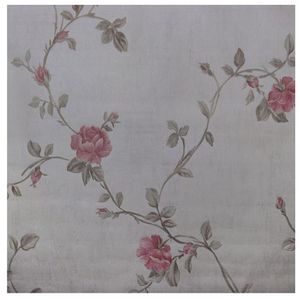 Papel De Parede Vinil Floral Rosa 0.50x10metros Sugestões