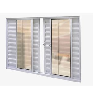 Veneziana Topazio Plus Branco 6 Folhas Sem Grade 100x100 Esquadrifazio