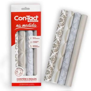 Kit Con-Tact Na Medida Com 4 30cmx1metro Decor Con-Tact