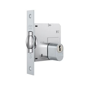Fechadura Externa 1005 Pivotante Roseta Redondo Acetinado Stam