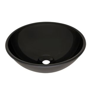 Cuba De Vidro 290mm Preta Construmarcas