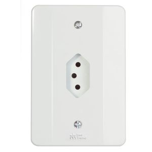 Conjunto Milleniun Facilit Tomada 2p+T Vertical 10a/250v Mec-Tronic