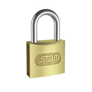 Cadeado 40mm Latonado Stam