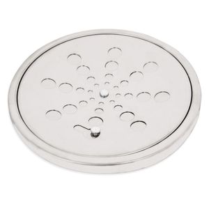 Grelha Rotativa Redonda Com Caixilho 15cm Fabrinox