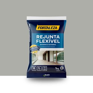 Rejunte Flexível Cinza 1kg Fortaleza