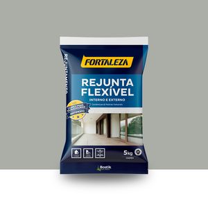 Rejunte Flexível Cinza 5kg Fortaleza