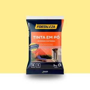 Tinta Em Pó Amarelo 3kg Fortaleza