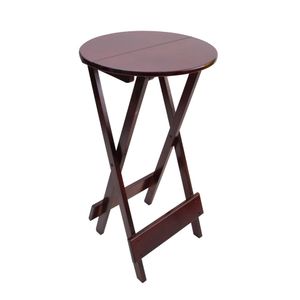 Mesa Dobrável Bistrô 55cm Imbuia Bh Fimap