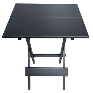 Mesa Dobrável Quadrada 70x70 Imbuia Preta Fimap