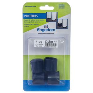 Ponteiras Pvc Externa 1 Preto Engedom