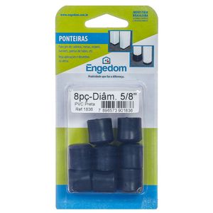 Ponteiras Pvc Externa 5/8 Preto Engedom