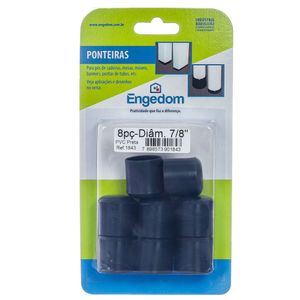 Ponteiras Pvc Externa 7/8 Preto Engedom