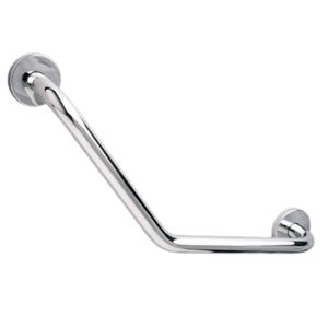 Barra De Apoio Curva 50cm Latão Cromado Jackwal