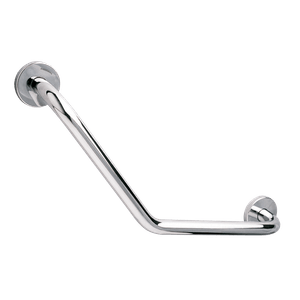 Barra De Apoio Curva 50cm Latão Cromado Jackwal