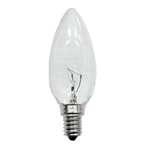 Lâmpada Vela Clara 40w 220v E14 Taschibra
