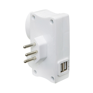 Carregador Mult 2usb 2 Tomadas 2p+T 10a White Legrand