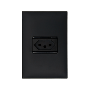 Conjunto Tomada Plus+ 2p+T 4x2 10a Preto Legrand
