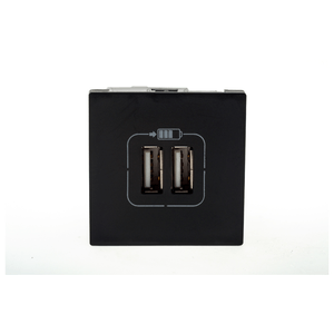 Módulo Carregador Plus+ 2x Usb 2400ma Preto Legrand