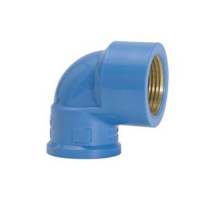 Joelho 90° Soldável Bucha Latão 25mmx3/4 Azul Amanco