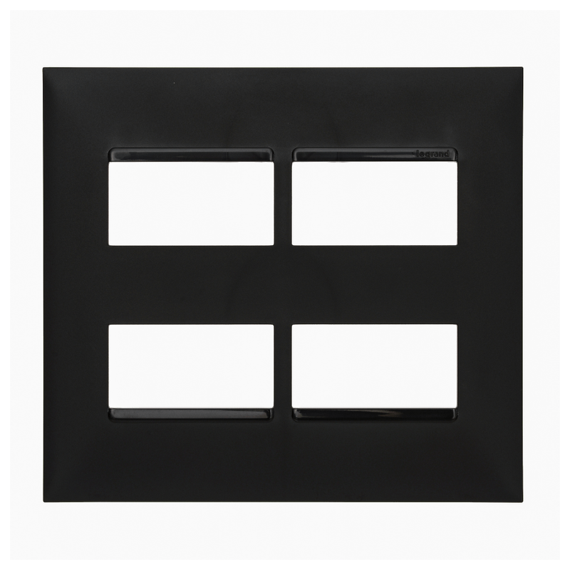 Placa_Plus_22_Postos_Separados_4x4_Preto_Legrand_102456201png