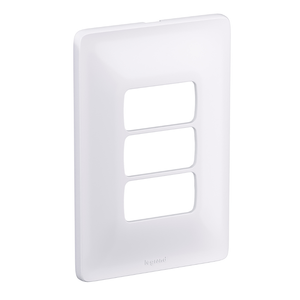 Placa Zeffia 3p Separados 4x2 Branco Legrand