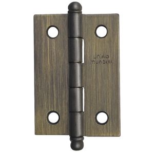 Dobradiça Leve 2x1 1/4 Aço Antique União Mundial