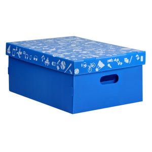 Caixa New Box Média Azul Atco