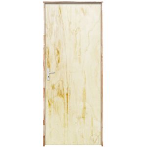 Porta Lisa Amescla Fechadura Comum Batente Finger 11 210x82 Direita Sidney Esquadrias